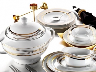 Kare Bhone China Yemek Tak�mlar�